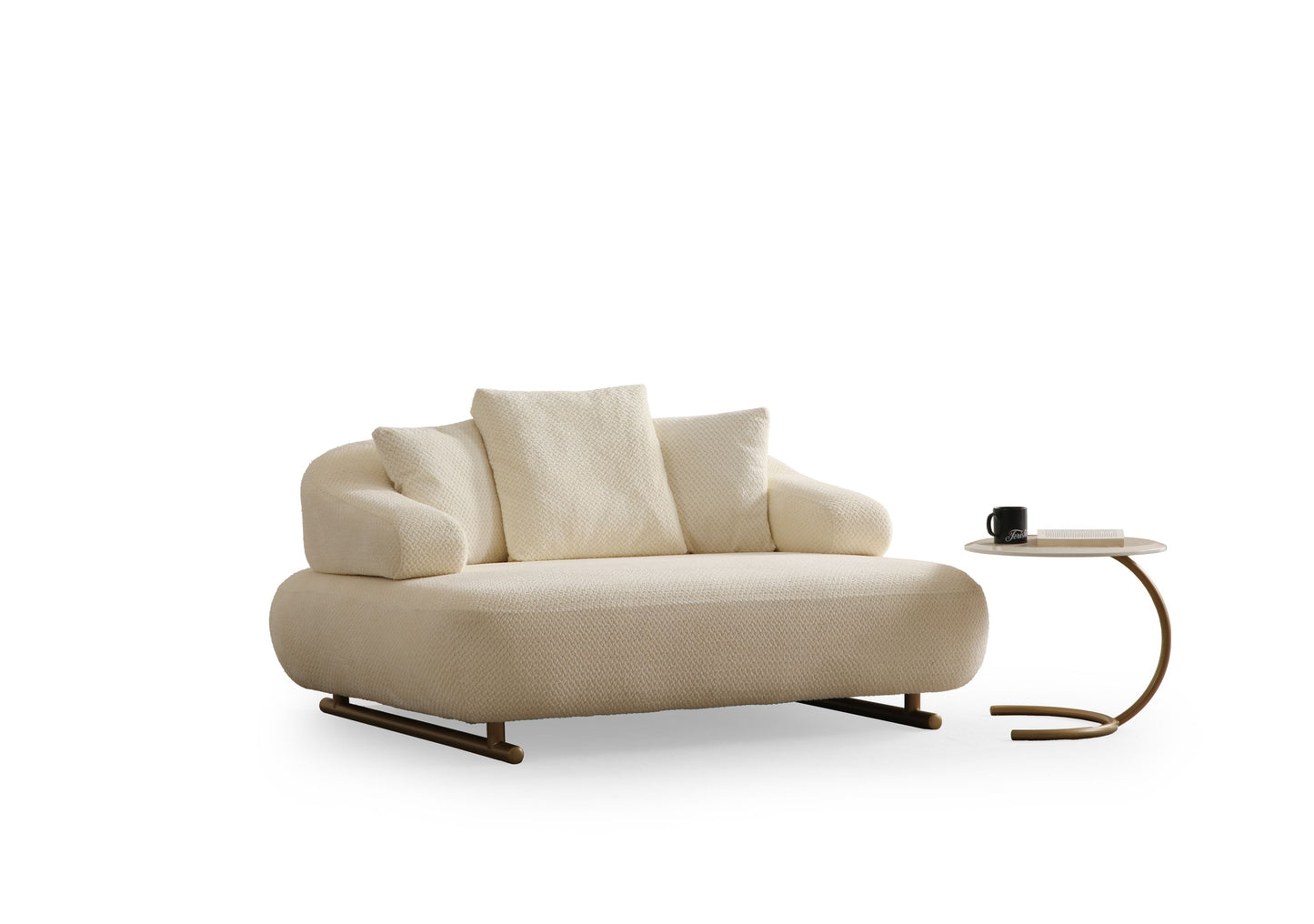 Sitzgruppe/Sofa Set - Wohnzimmergarnitur "Amaryllis" 2+1+1 -Beige - Nobelaa
