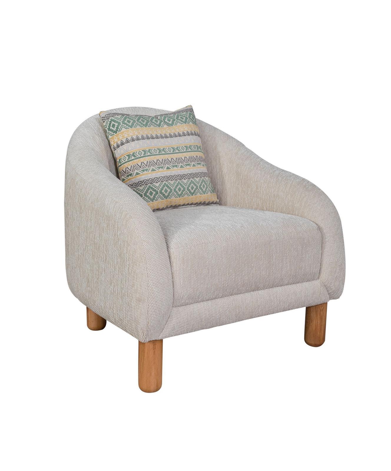 Sitzgruppe/Sofa Set - Wohnzimmergarnitur "Asphodel" 3+3+1+1 - Beige/Hellgrün