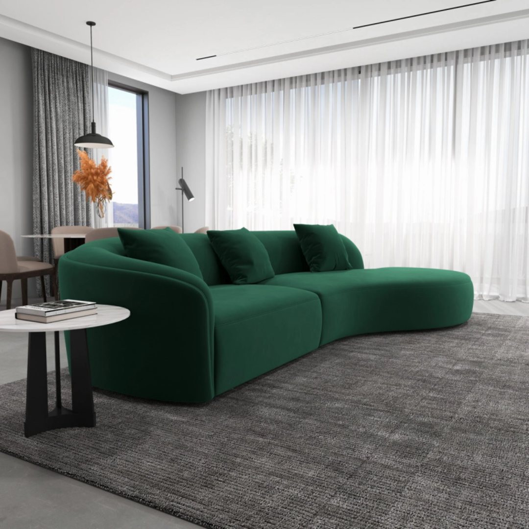 Sofa "Azalea" - gebogener Sofa - Nobelaa