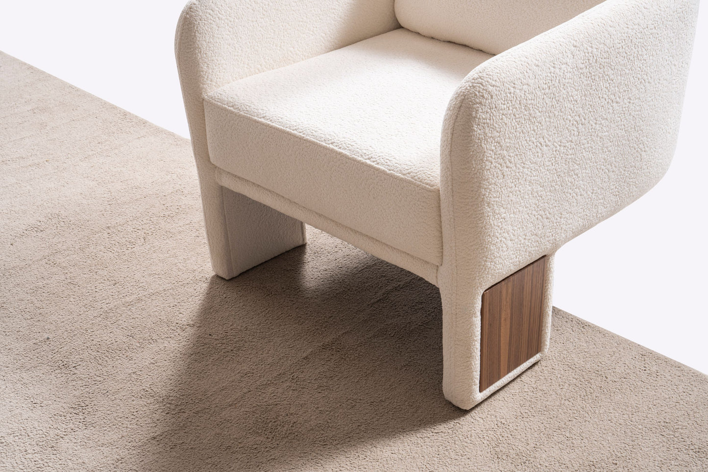 Sitzgruppe/Sofa Set - Wohnzimmergarnitur "Buttercup" - Weiß/Grau- Nobelaa