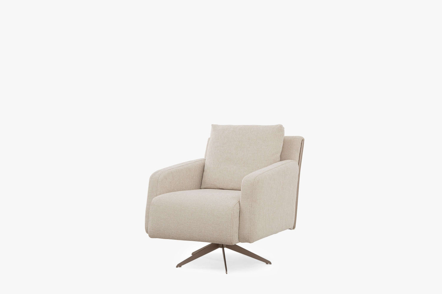 Sitzgruppe/Sofa Set - Wohnzimmergarnitur "Cassiope" 3+3+1+1 - Beige/Braun - Nobelaa