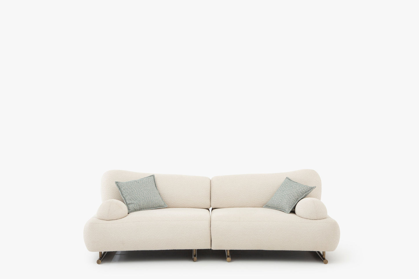 Sitzgruppe/Sofa Set - Wohnzimmergarnitur "Foxglove" 3+2+1 - Hellblau/Beige - nobelaa