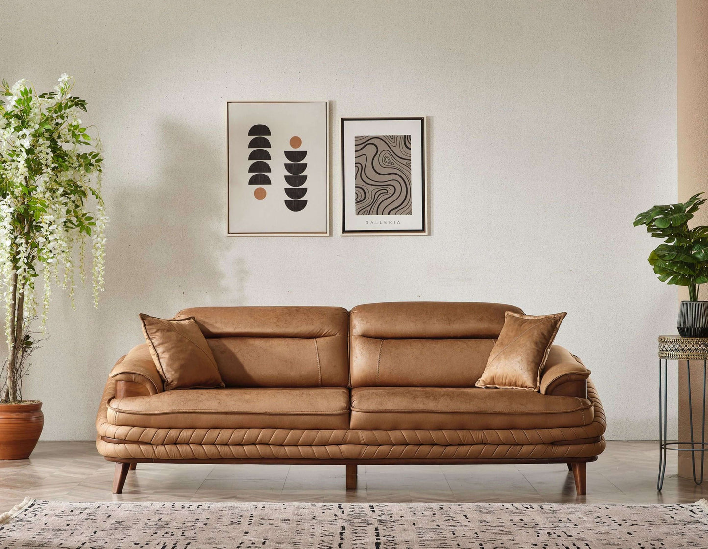 Sitzgruppe/Sofa Set - Wohnzimmergarnitur "Freesia" 3+3+1+1