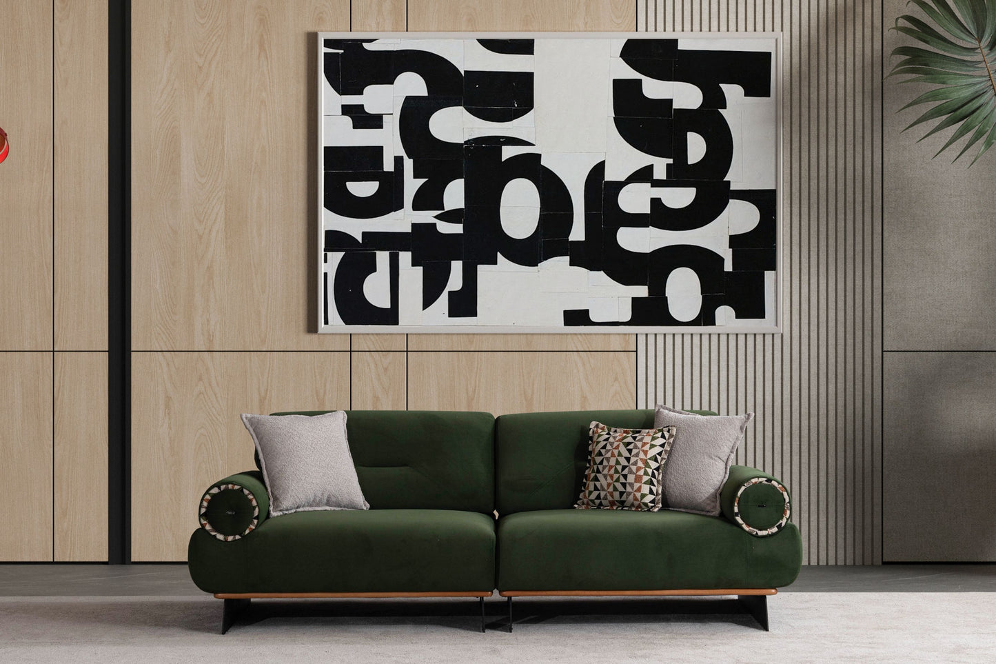Nobelaa - Sitzgruppe/Sofa Set - Wohnzimmergarnitur "Heliopsis" 3+3+1