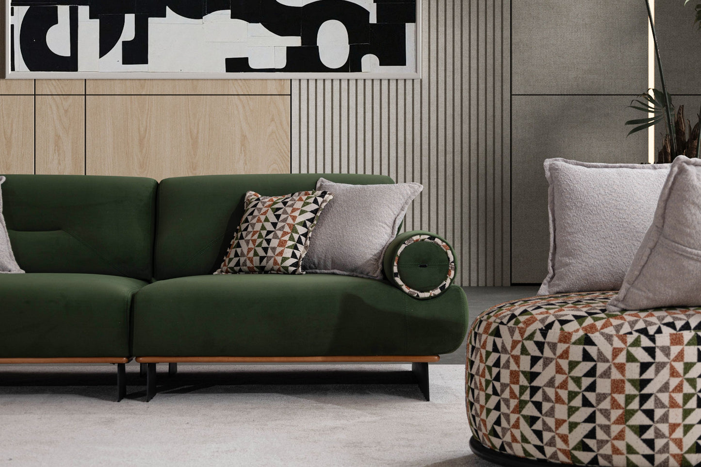 Nobelaa - Sitzgruppe/Sofa Set - Wohnzimmergarnitur "Heliopsis" 3+3+1