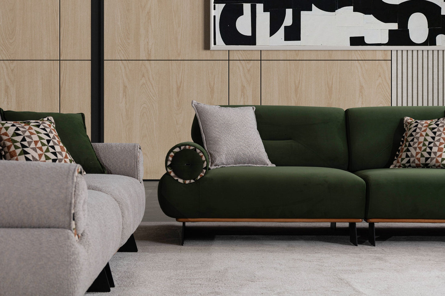 Nobelaa - Sitzgruppe/Sofa Set - Wohnzimmergarnitur "Heliopsis" 3+3+1