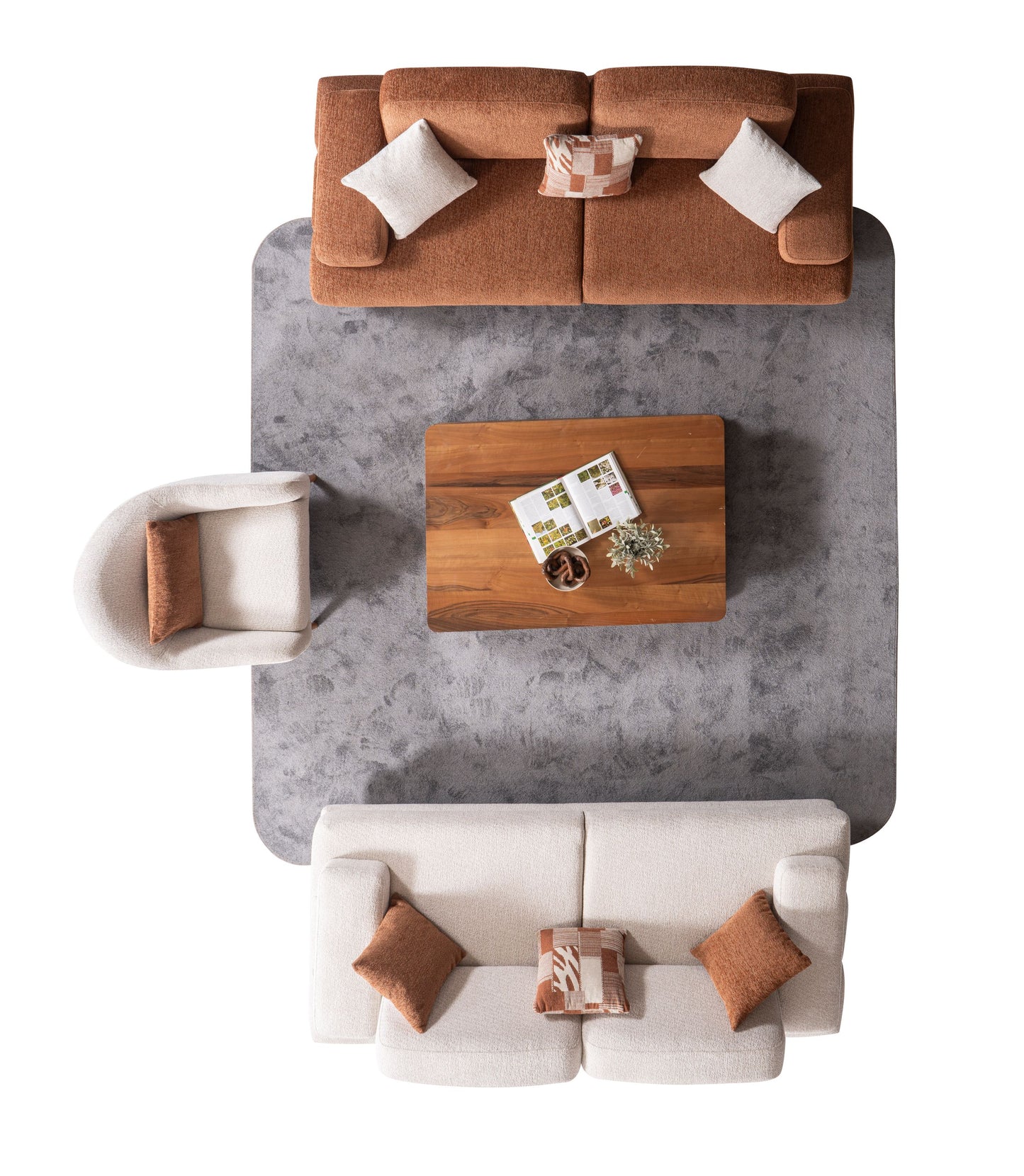 Sitzgruppe/Sofa Set - Wohnzimmergarnitur "Helios " 3+3+1
