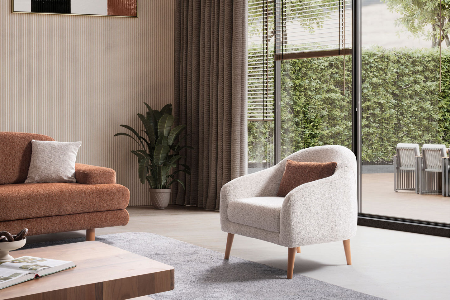 Sitzgruppe/Sofa Set - Wohnzimmergarnitur "Helios" 3+3+1+1