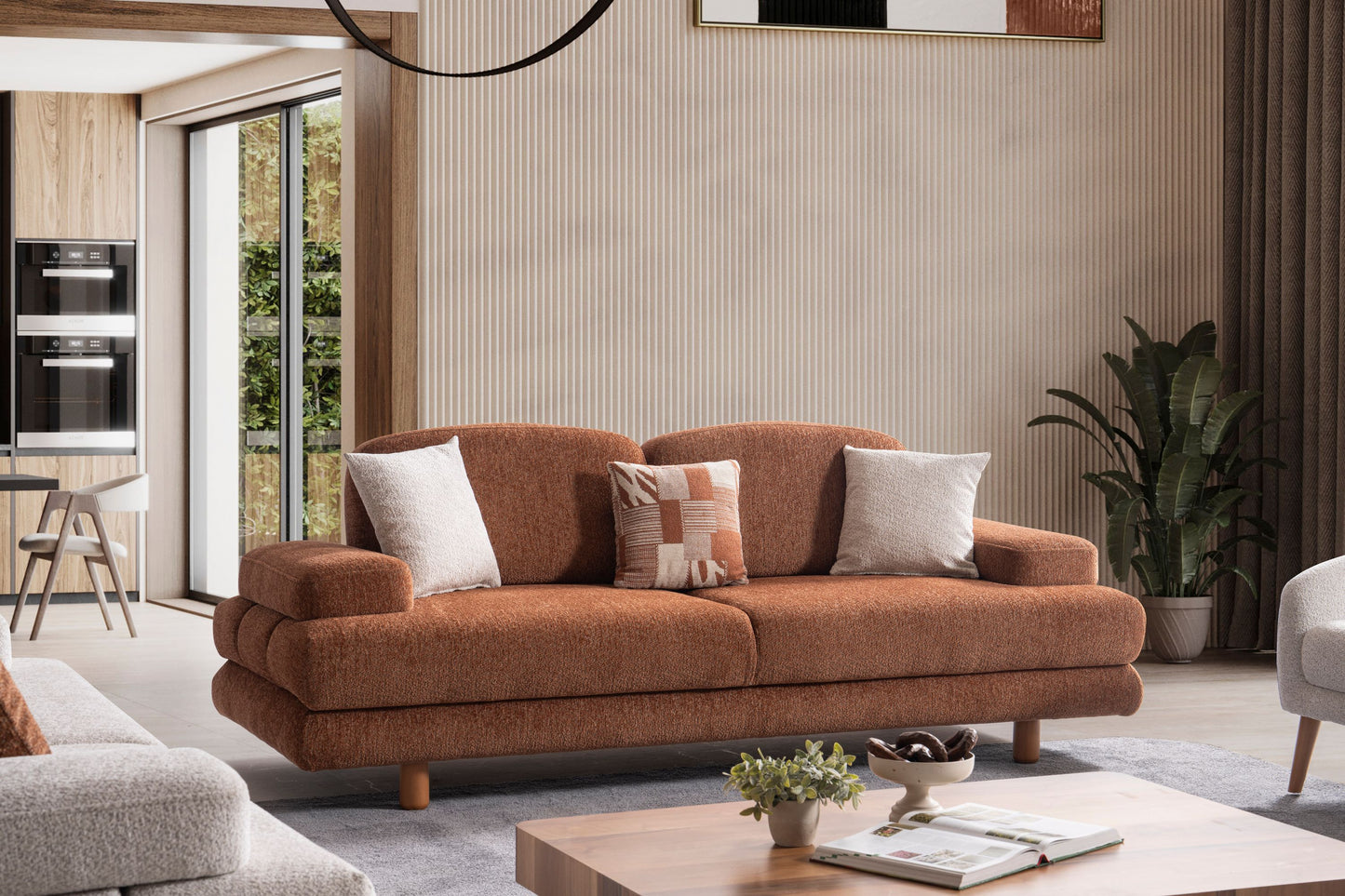 Sitzgruppe/Sofa Set - Wohnzimmergarnitur "Helios" 3+3+1+1