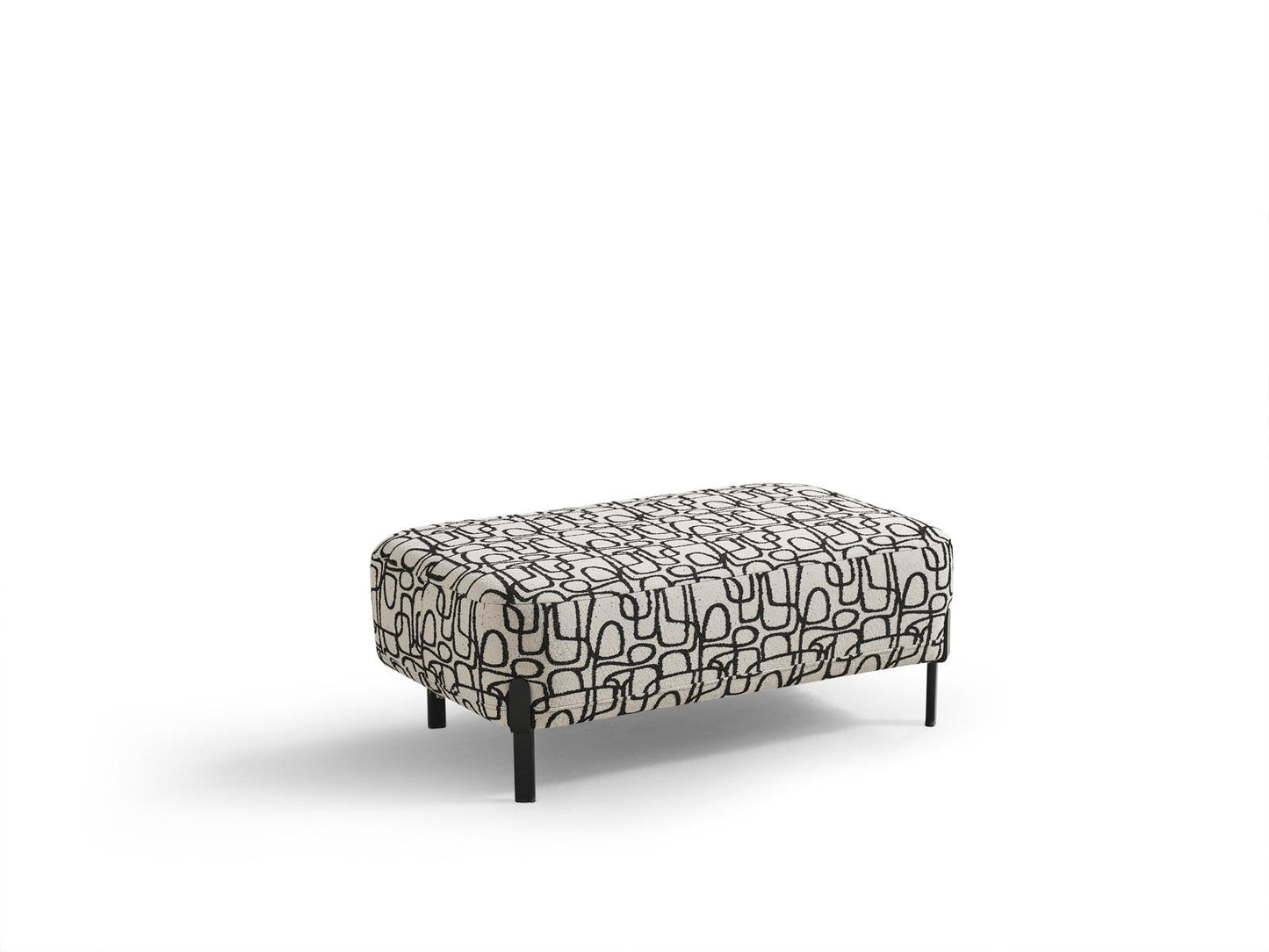 Sitzgruppe/Sofa Set - Wohnzimmergarnitur "Honeysuckle" 3+2+1 + Hocker - Weiß - Nobelaa