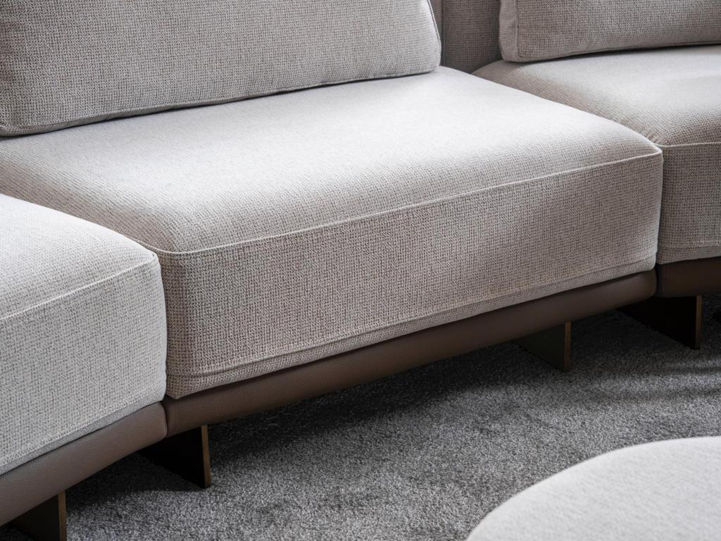 Sitzgruppe/Sofa Set - Wohnzimmergarnitur "Ixora" 3+2+1 - Grau - Nobelaa