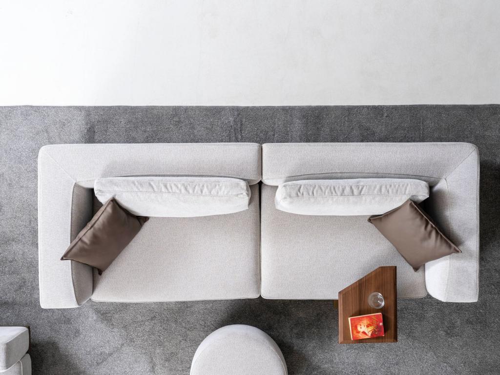 Sitzgruppe/Sofa Set - Wohnzimmergarnitur "Ixora" 3+2+1 - Grau - Nobelaa