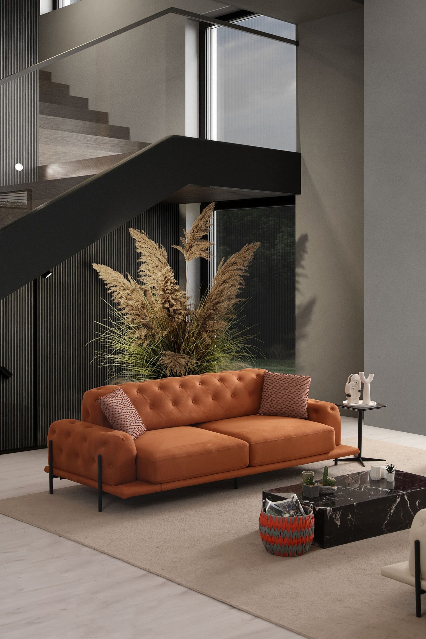 Sitzgruppe/Sofa Set - Wohnzimmergarnitur "Lilia" 3+3+1 - Nobelaa