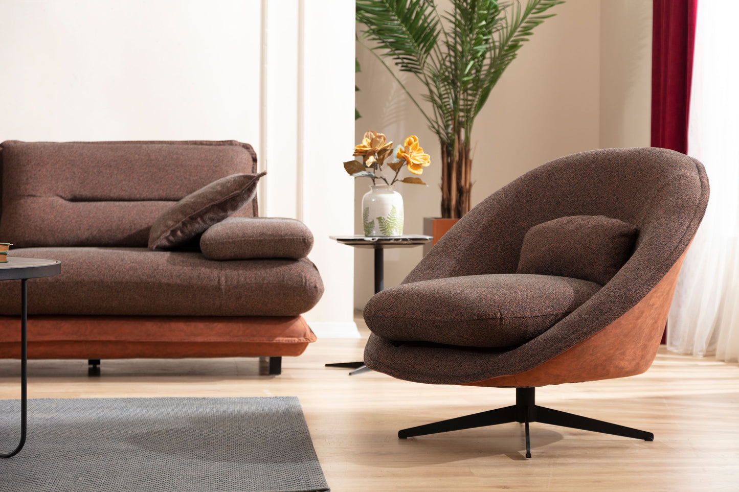 Sitzgruppe/Sofa Set - Wohnzimmergarnitur "Lunaria" 3+3+1 - Nobelaa
