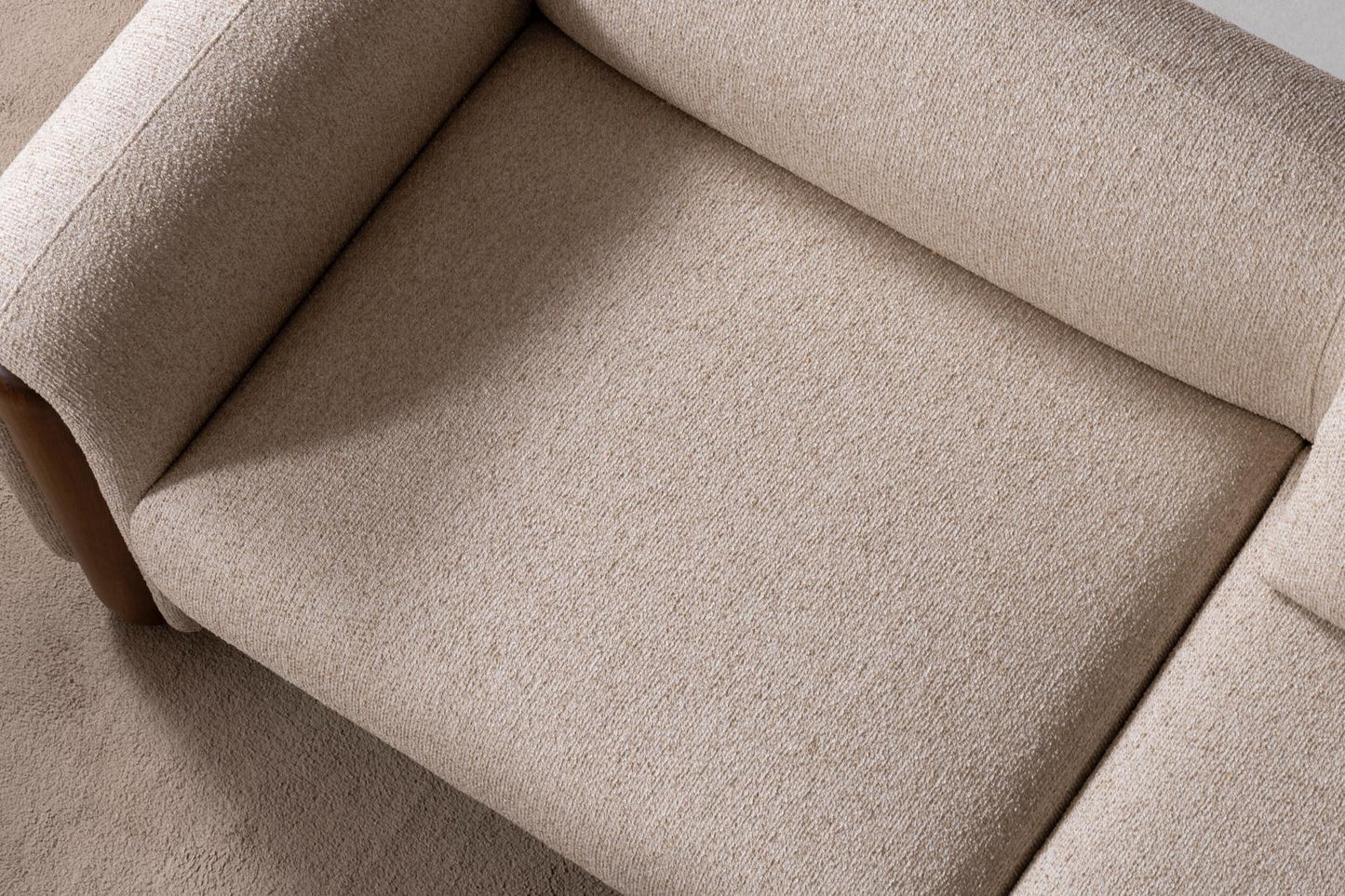 Sitzgruppe/Sofa Set - Wohnzimmergarnitur "Lupinella" 3+3+1 - Beige - Nobelaa