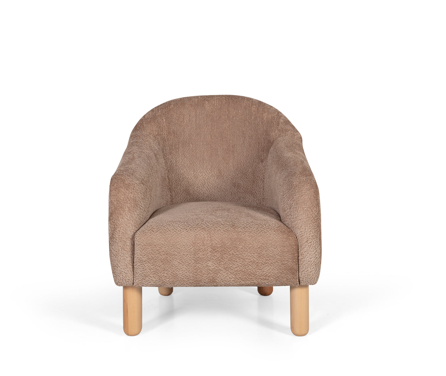 Sitzgruppe/Sofa Set - Wohnzimmergarnitur "Midnight" 3+3+1- Hellbraun/Weiß - Nobelaa