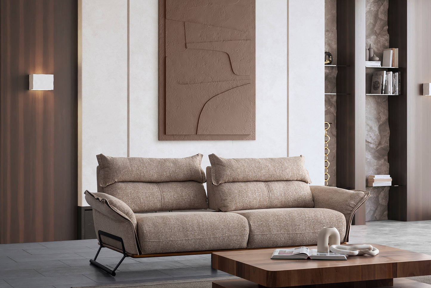 Nobelaa - Sitzgruppe/Sofa Set "Mignonette" 3+2+1 + Mittelkonsolentisch