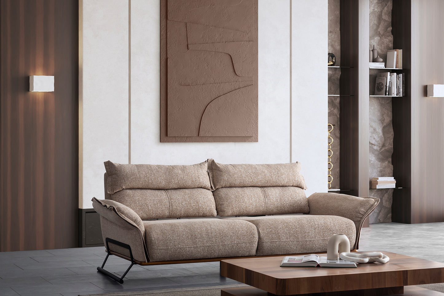 Nobelaa - Sitzgruppe/Sofa Set "Mignonette" 3+2+1 + Mittelkonsolentisch