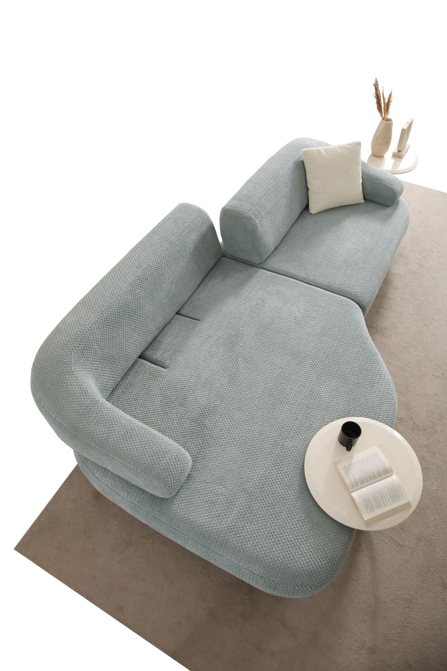 Sitzgruppe/Sofa Set - Wohnzimmergarnitur "Redbud" 3+2+1 -Beige - Nobelaa