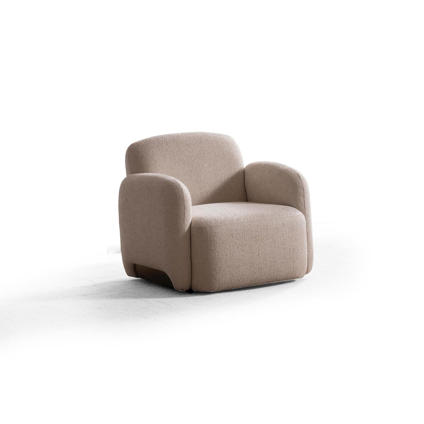 Sitzgruppe/Sofa Set - Wohnzimmergarnitur "Scilla" 3+3+1 + Mittelkonsolentisch - Beige - Nobelaa