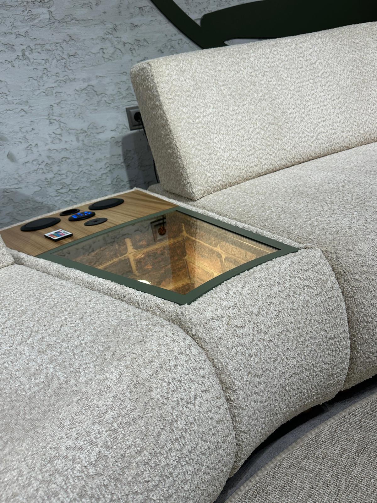 Modulares Ecksofa "Trillium" - Beige - Nobelaa