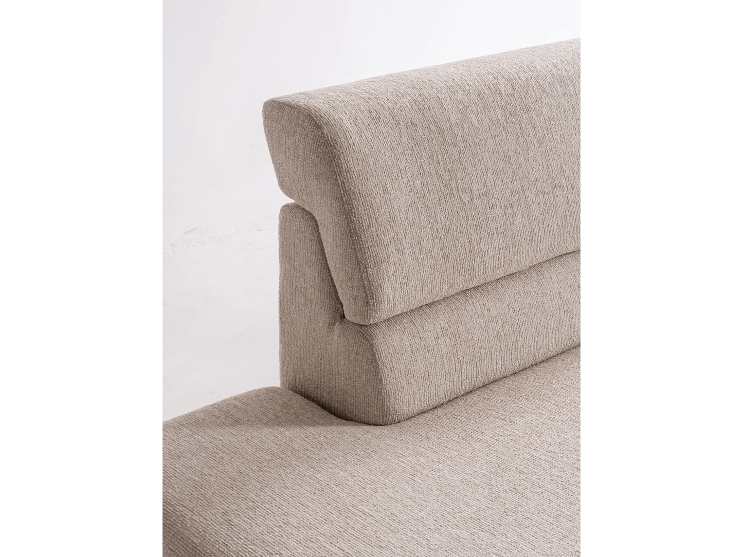 Ecksofa "Thistle" + Mittelkonsolentisch - Beige - Nobelaa