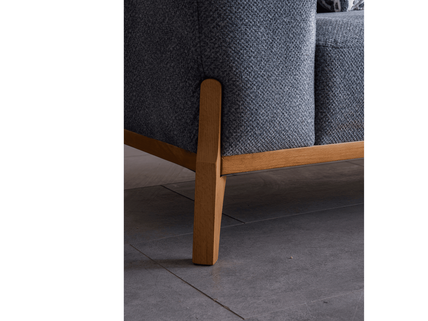 Sitzgruppe/Sofa Set - Wohnzimmergarnitur "Bluebell" - Hellblau/Grau - Nobelaa