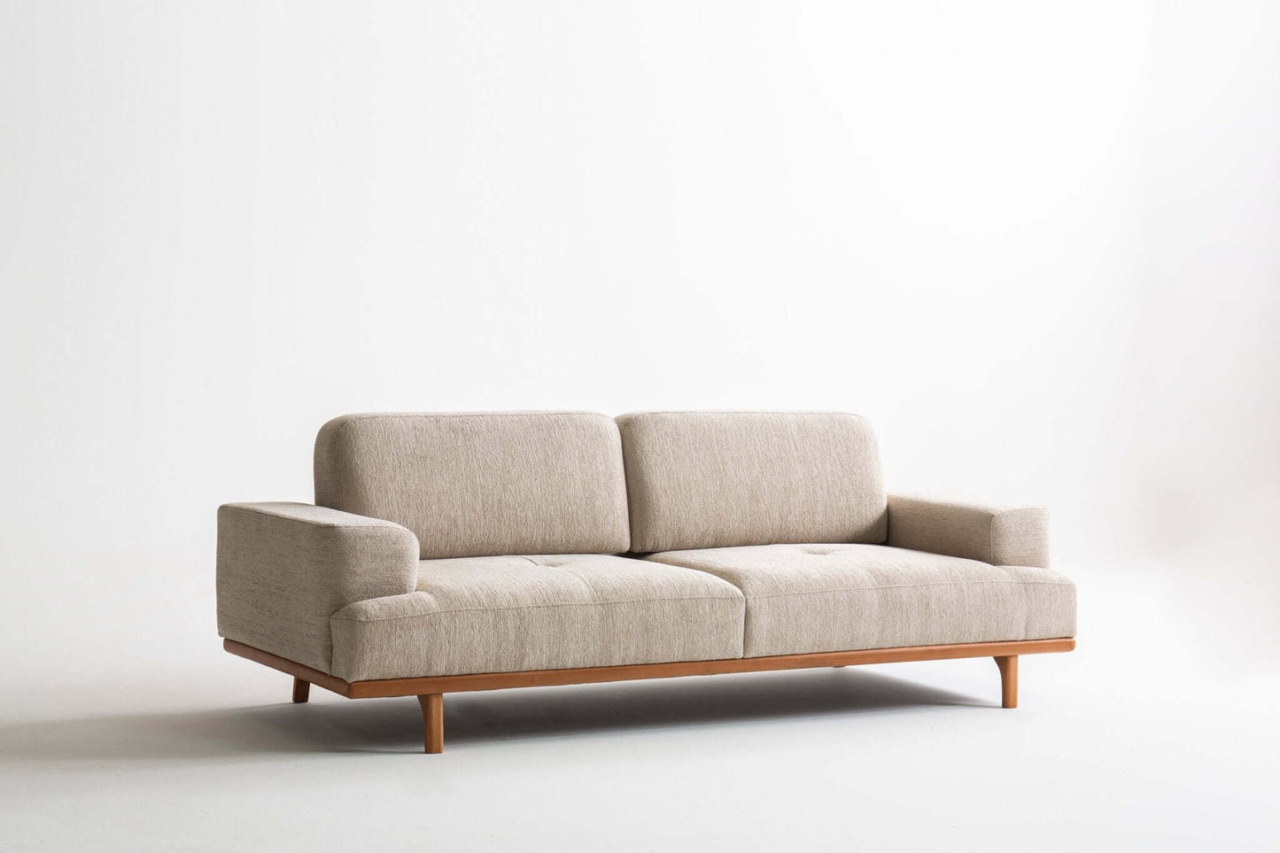 Sitzgruppe/Sofa Set - Wohnzimmergarnitur "Cassia" - Grau/Beige - Nobelaa