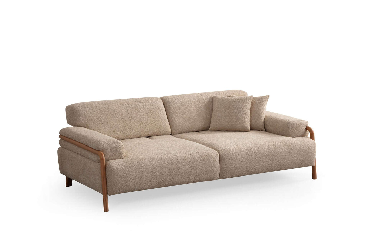 Sitzgruppe/Sofa Set - Wohnzimmergarnitur "Chamomile" - Braun - Nobelaa