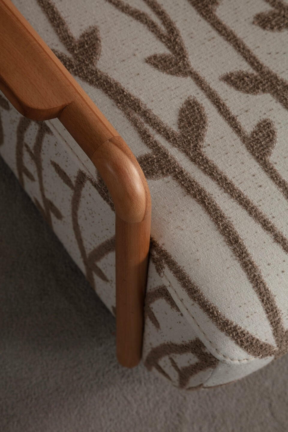 Sitzgruppe/Sofa Set - Wohnzimmergarnitur "Chamomile" - Braun - Nobelaa