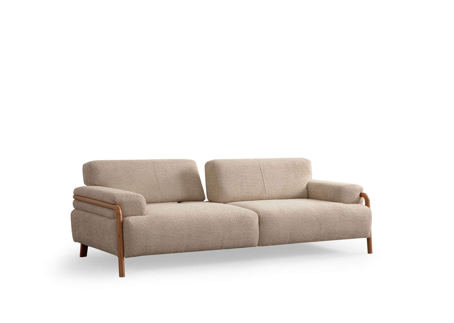 Sitzgruppe/Sofa Set - Wohnzimmergarnitur "Chamomile" - Braun - Nobelaa