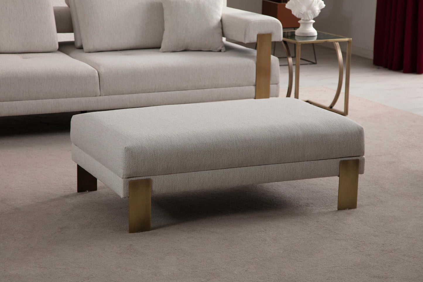 Sitzgruppe/Sofa Set - Wohnzimmergarnitur "Sunflower" - Beige - Nobelaa