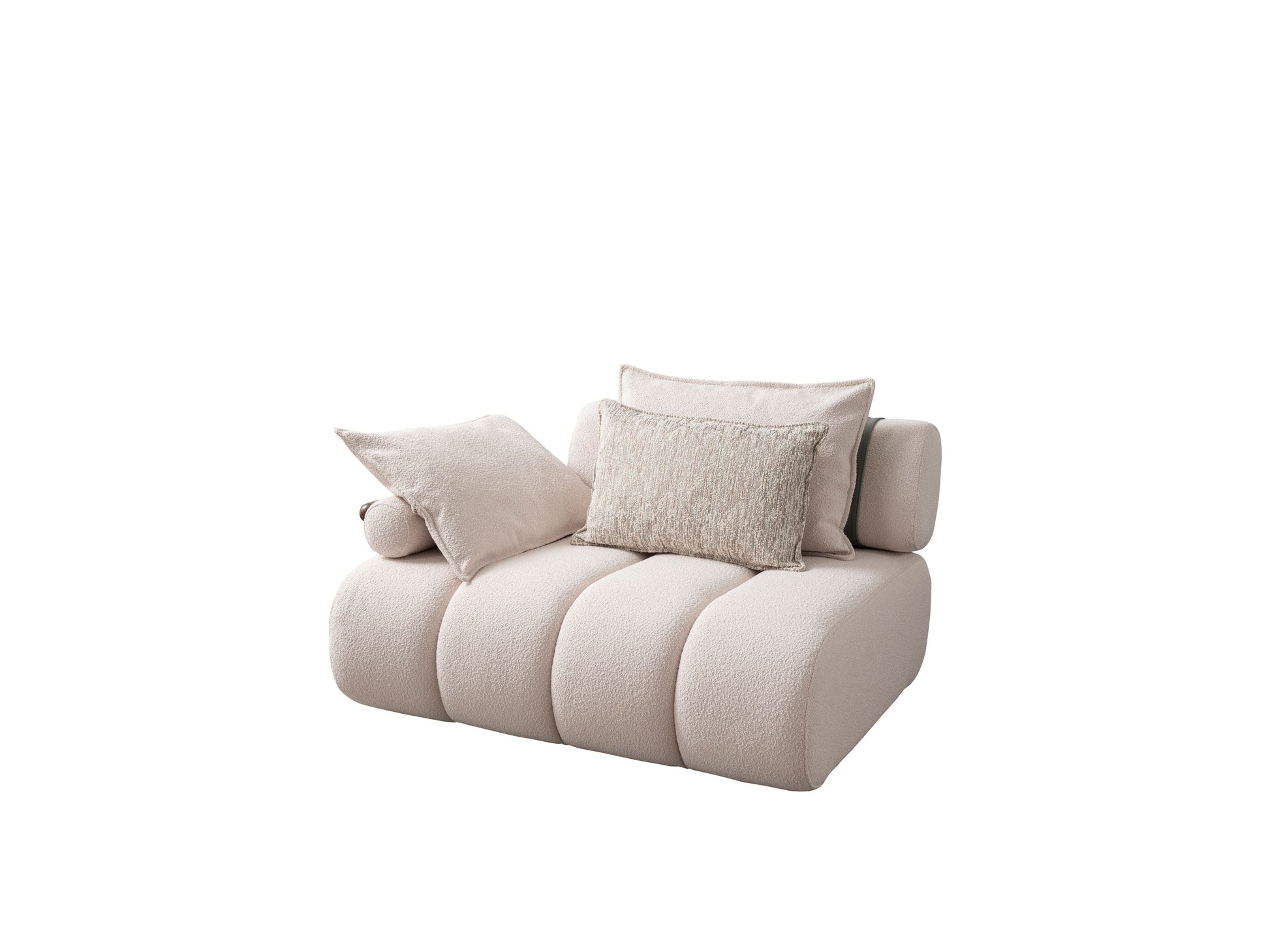 Sitzgruppe/Sofa Set - Wohnzimmergarnitur "Luccani" 3 Sitzer + Ecksofa + Mittelkonsole +1 Sitzer