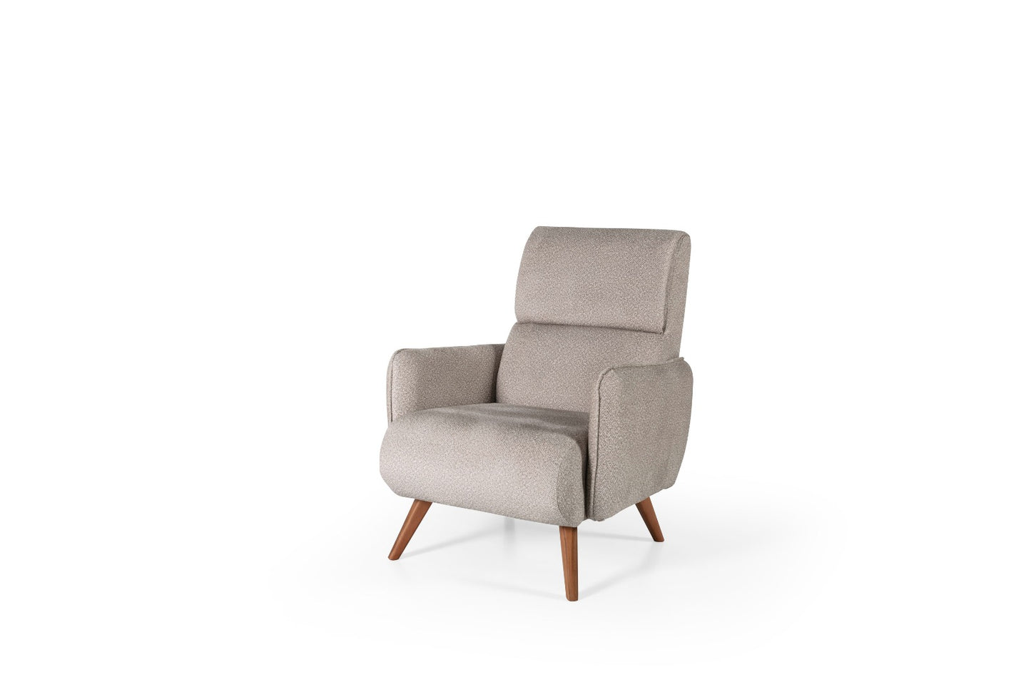 Sitzgruppe/Sofa Set - Wohnzimmergarnitur "Acantha" 3+3+1+1 - Hellbraun/Grau - Nobelaa