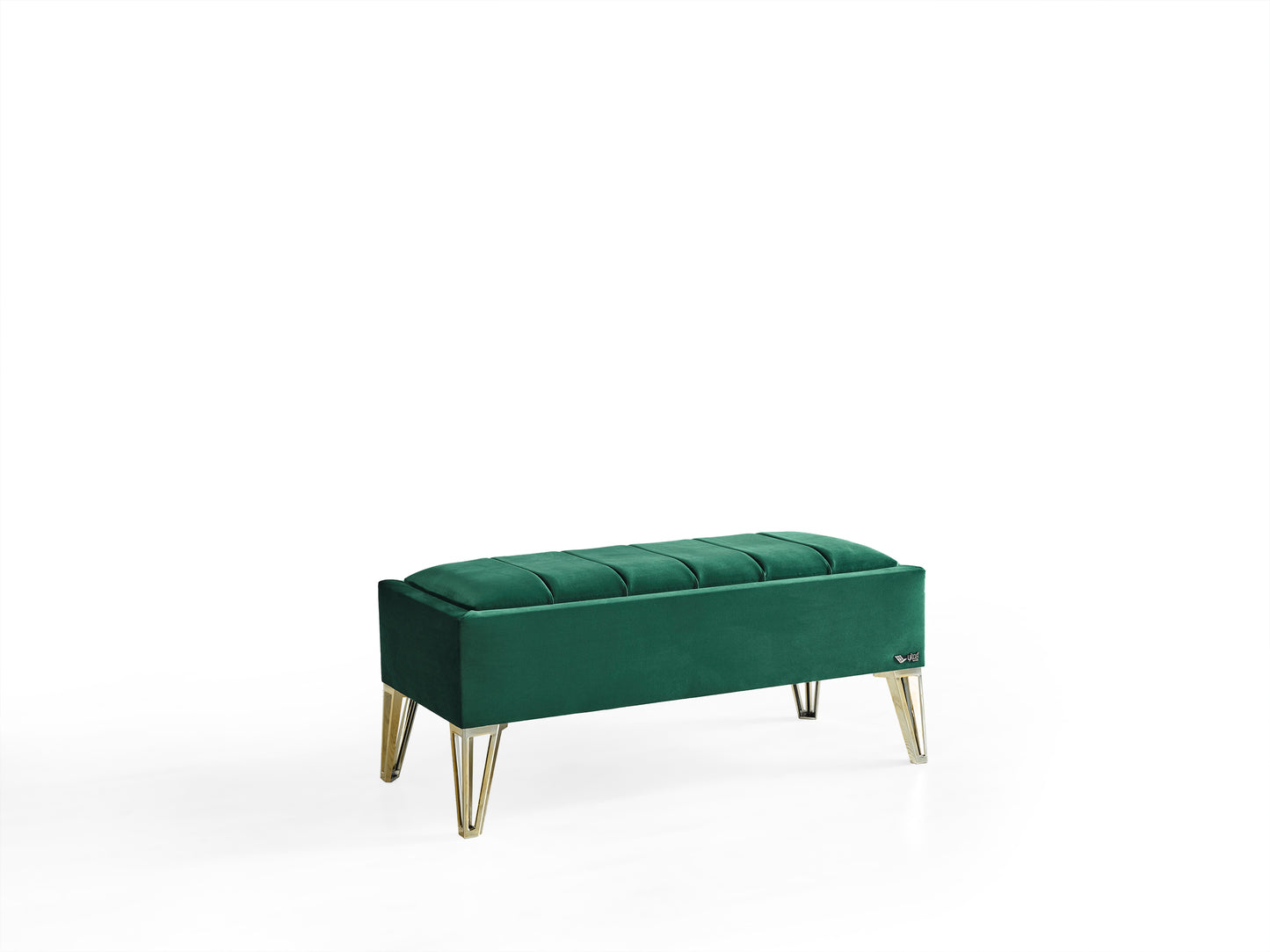 Schlafzimmer-Set "Alia" – Bett mit Bettkasten und Matratze , Nachttisch, Kommode