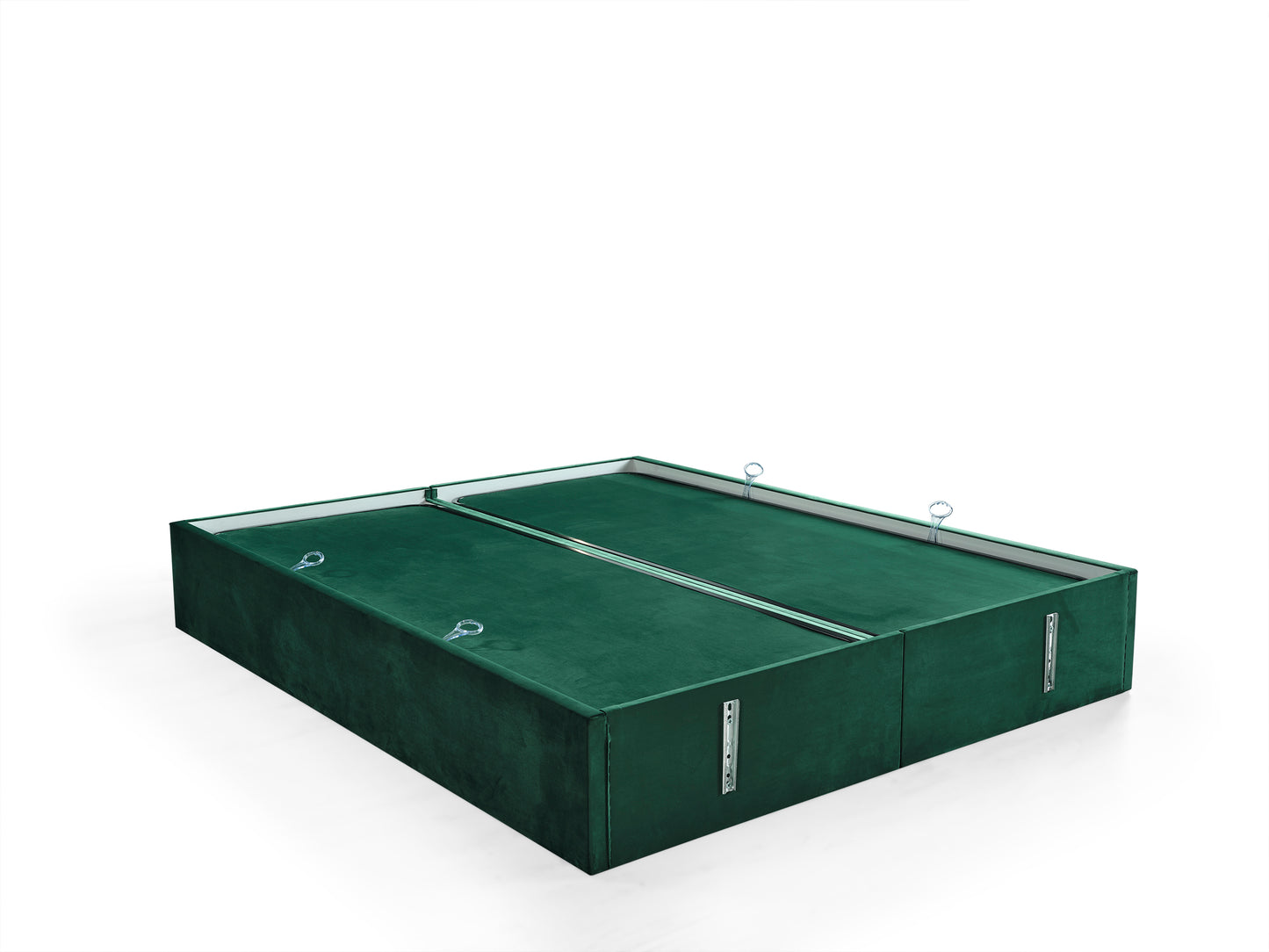 Schlafzimmer-Set "Alia" – Bett mit Bettkasten und Matratze , Nachttisch, Kommode