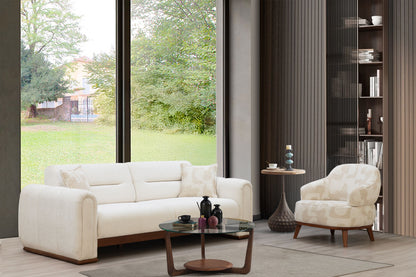 Sitzgruppe/Sofa Set - Wohnzimmergarnitur "Althea" 3+3+1 - Nobelaa