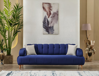 Sitzgruppe/Sofa Set - Wohnzimmergarnitur "Aluna" 3+3+1+1