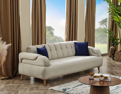 Sitzgruppe/Sofa Set - Wohnzimmergarnitur "Aluna" 3+3+1+1