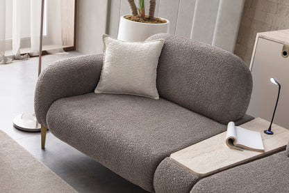Sitzgruppe/Sofa Set - Wohnzimmergarnitur "Angelica" 3+3+1 + Mittelkonsolentisch