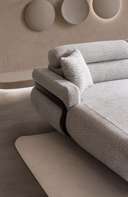 Nobelaa - Ecksofa "Anther" + 3er-Sofa + Sessel + Hocker