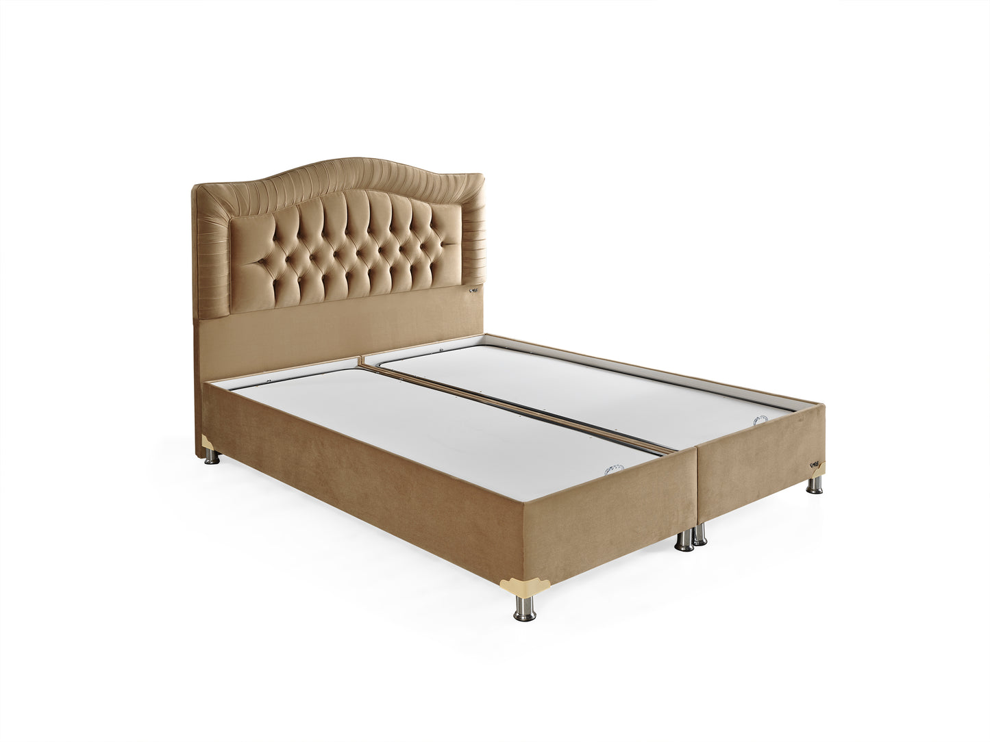 Schlafzimmer-Set "Mirabella" – Bett mit Bettkasten, Nachttische, Kommode, Bettbank, mit Matratze
