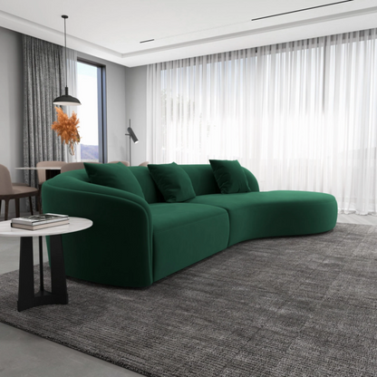 Sofa "Azalea" - gebogener Sofa - Nobelaa