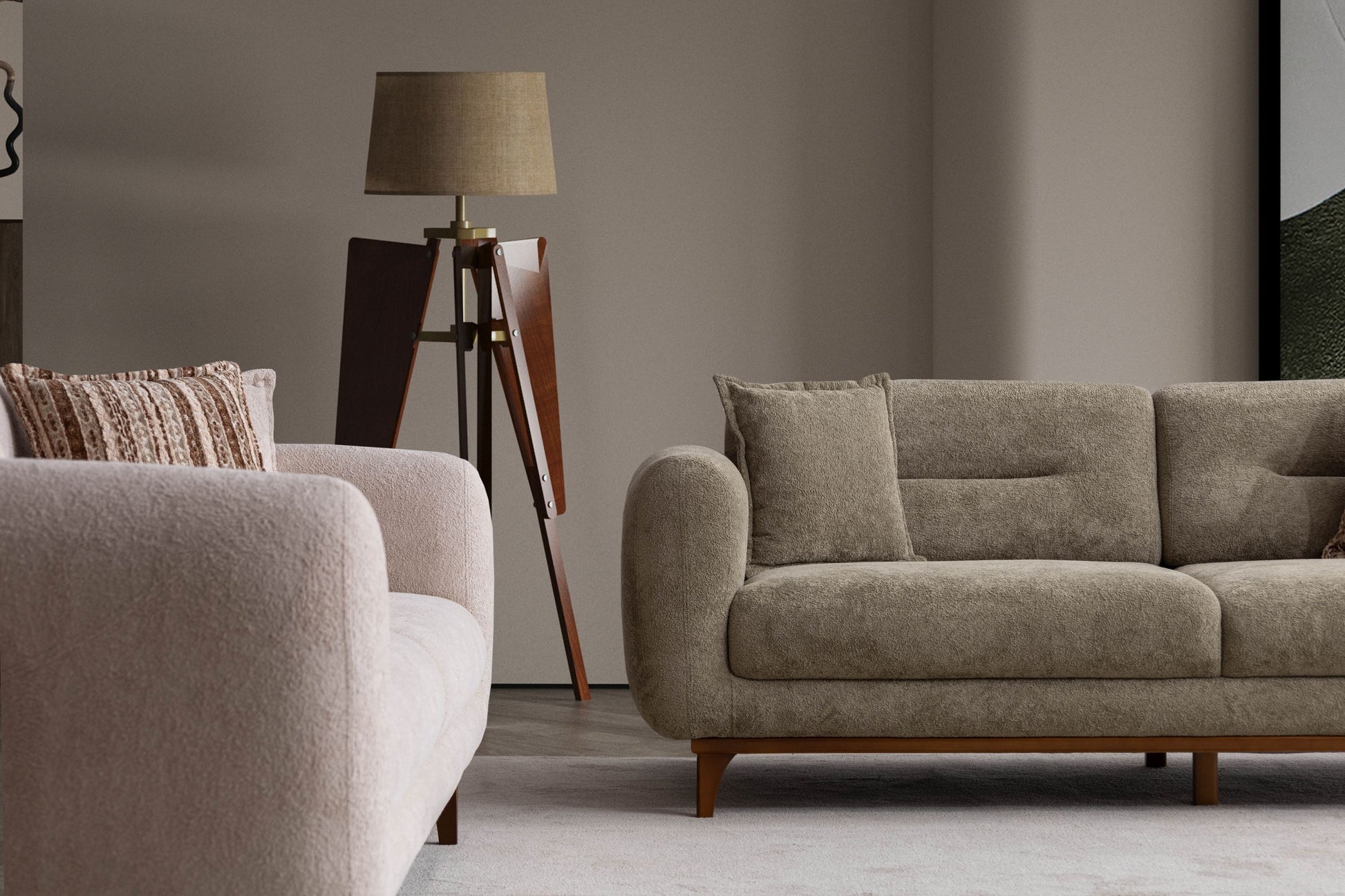 Sitzgruppe/Sofa Set - Wohnzimmergarnitur "Banksia" 3+3+1