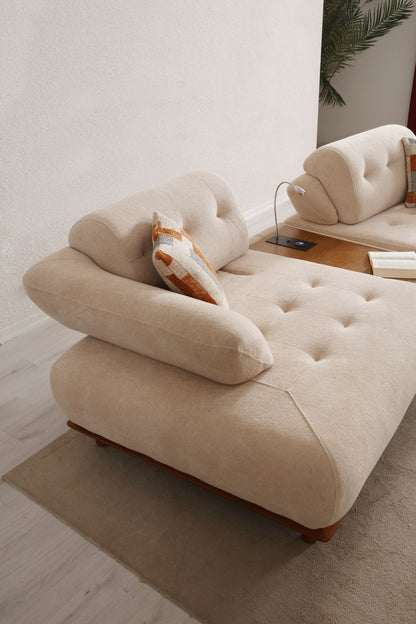 Sitzgruppe/Sofa Set - Wohnzimmergarnitur "Bellora" 3+3+1 - Nobelaa