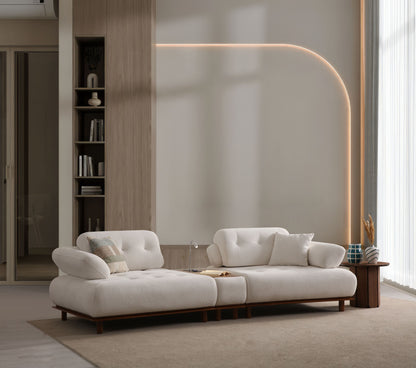 Sitzgruppe/Sofa Set - Wohnzimmergarnitur "Bellora" 3+3+1 - Nobelaa