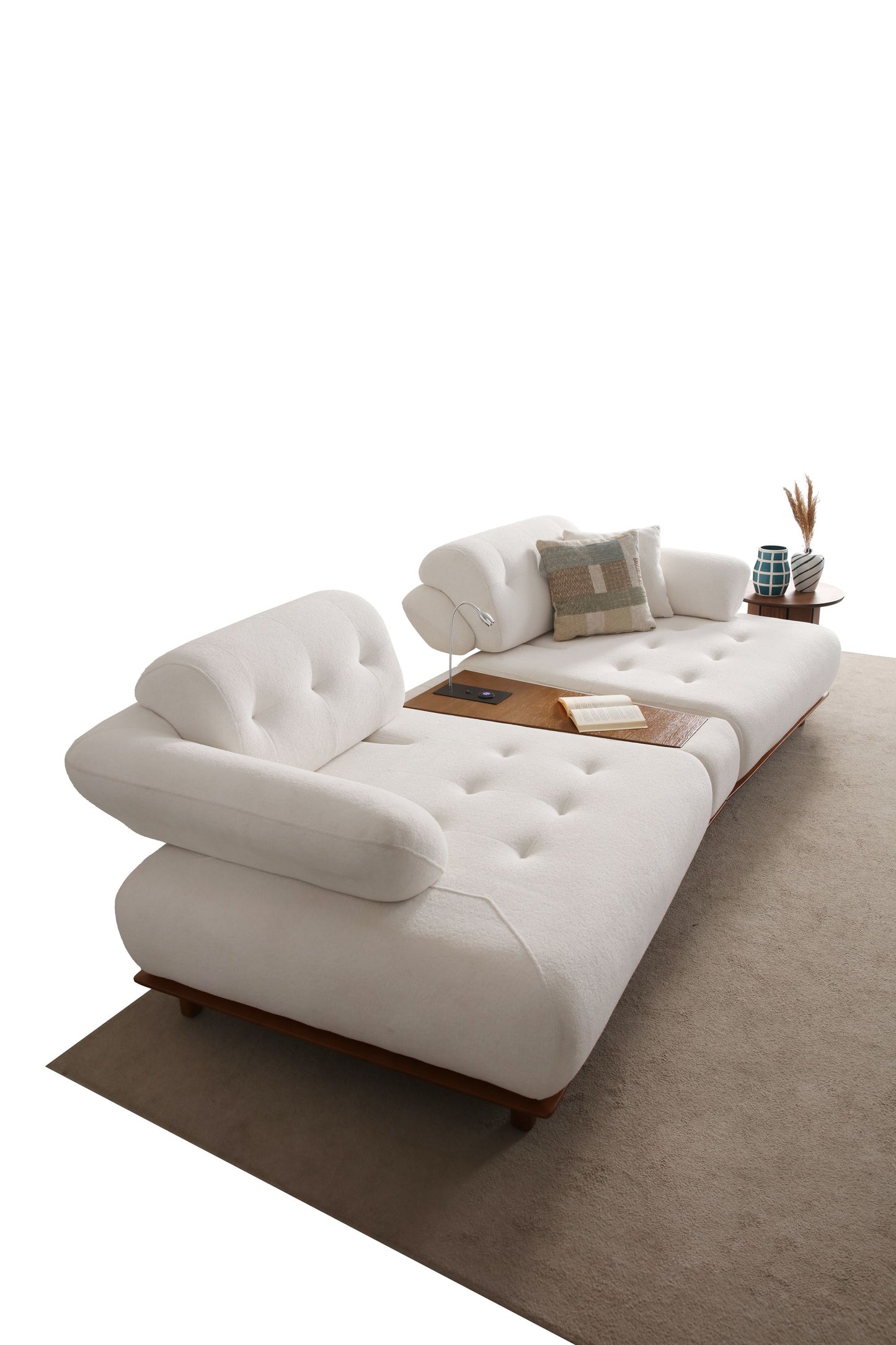 Sitzgruppe/Sofa Set - Wohnzimmergarnitur "Bellora" 3+3+1 - Nobelaa