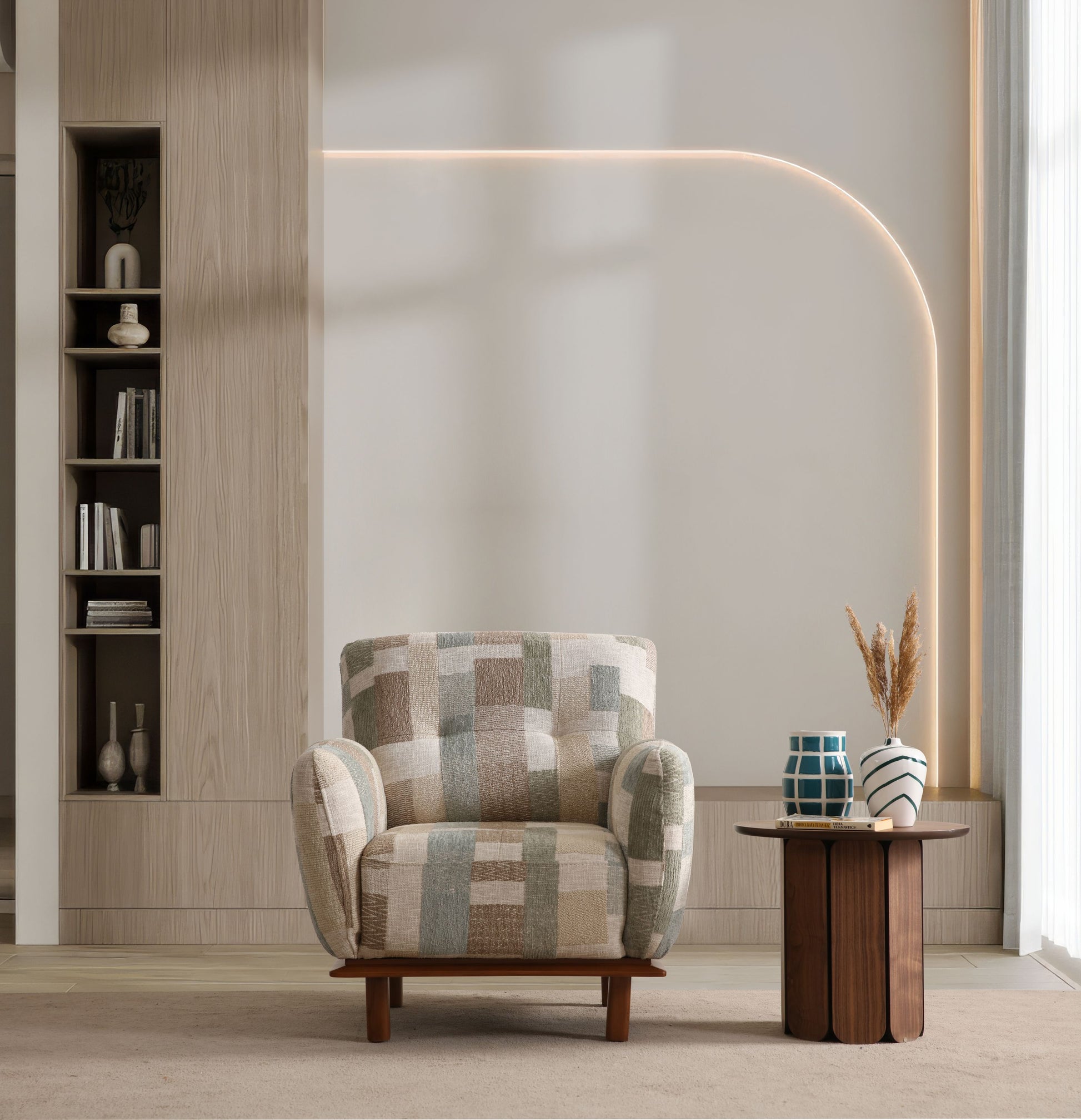 Sitzgruppe/Sofa Set - Wohnzimmergarnitur "Bellora" 3+3+1 - Nobelaa