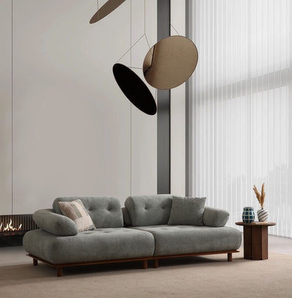 Sitzgruppe/Sofa Set - Wohnzimmergarnitur "Bellora" 3+3+1 - Nobelaa