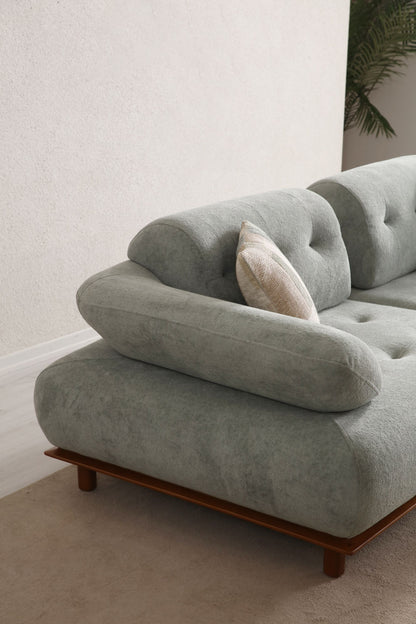 Sitzgruppe/Sofa Set - Wohnzimmergarnitur "Bellora" 3+3+1 - Nobelaa